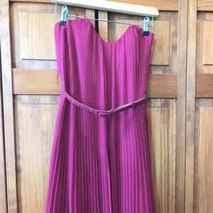 French Connection hot pink mini dress